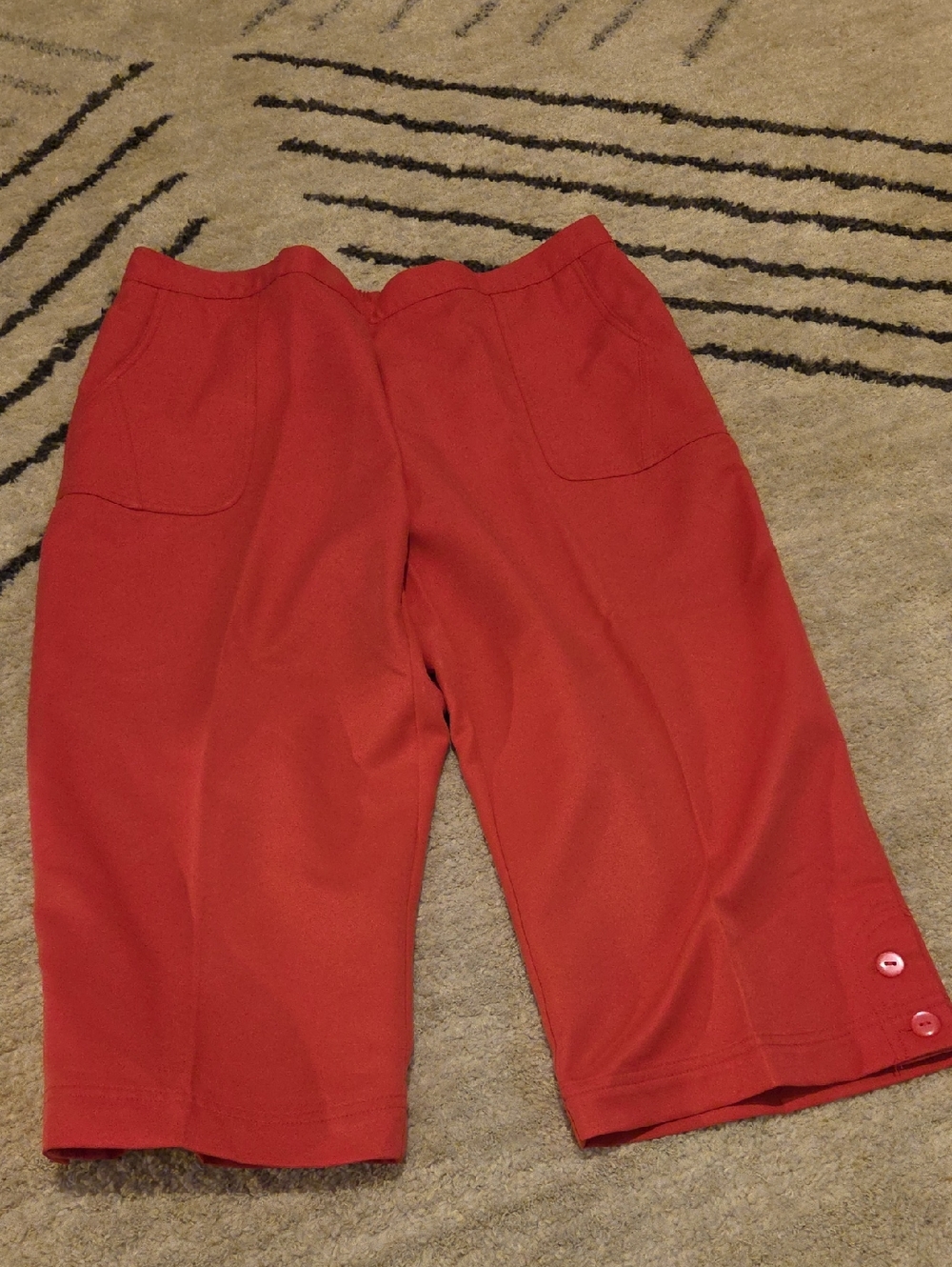 Alfred Dunner Coral Elastic-Waist Pull-On Capris